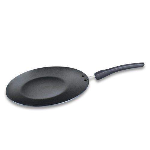 Prestige Omega Deluxe Non-stick Concave Tawa (Black)