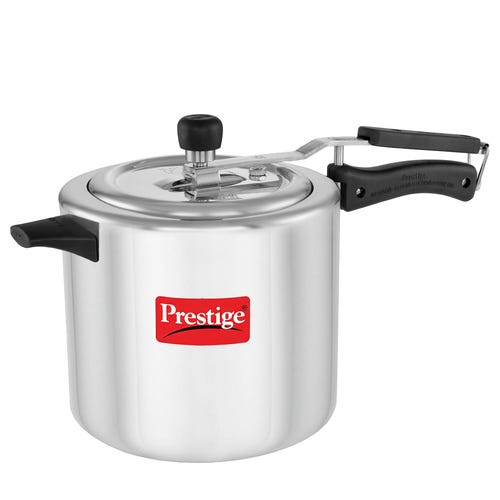 Prestige Nakshatra Svachh Aluminium Spillage Control Pressure Cooker (Silver) 5.5 L and above