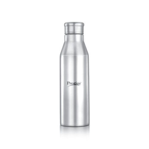 Prestige PSWBC 17 Stainless Steel Spill Free Water Bottle, 1 Litre, Silver