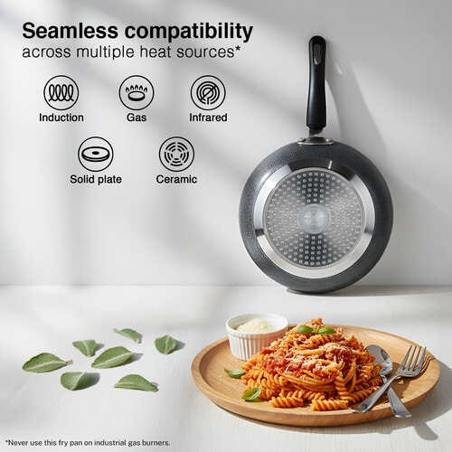 Prestige Non-stick Fry Pan 20cm | OSP IB | Gas & Induction Compatible | PFOA Free | Metal Spoon Friendly | Sturdy Handle | 1Y Warranty | ISI Certified