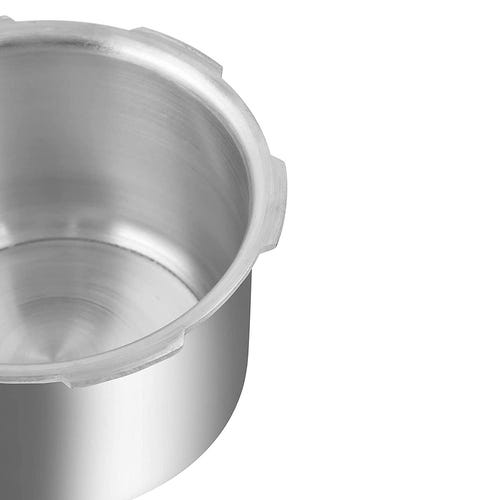 Prestige Deluxe Plus Gas and Induction Compatible Aluminium Pressure Cooker, 3 Litres, Silver