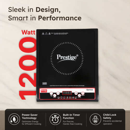 PRESTIGE INDUCTION COOKTOP – XPRESS 1200W | AUTOMATIC VOLTAGE REGULATOR