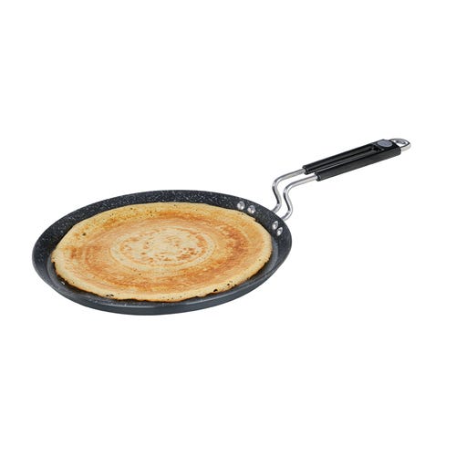 Prestige Durastone Hard Anodised 6 Layer Non-Stick Omni Tawa, (Black) 29 cm