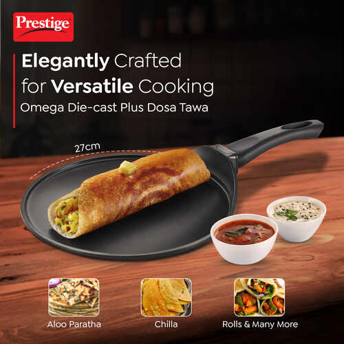 Omega Die-Cast Plus Aluminium Non-Stick Tawa