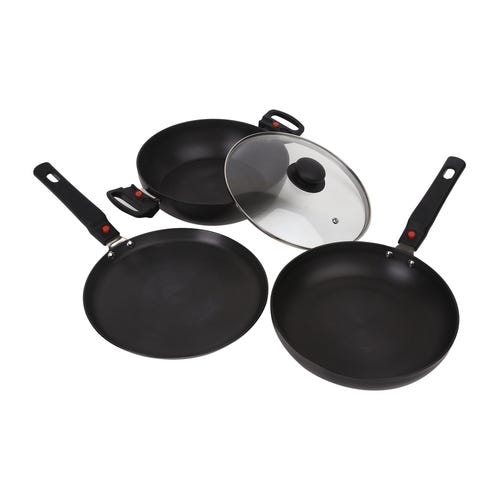 Prestige Magna Hard Anodised Cookware with Detachable Handle Kitchen Set