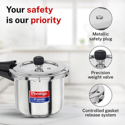 PRESTIGE POPULAR SVACHH STAINLESS STEEL PRESSURE COOKER 2.0 L