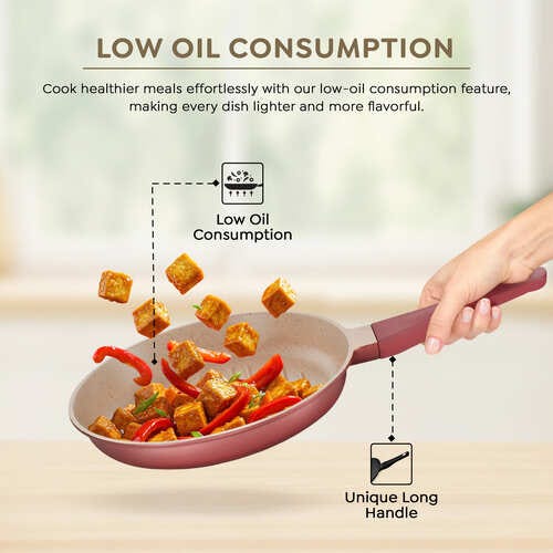 Prestige Omega Die-Cast Non-Stick Grill Pan | 3-Layer Coating | Die-Cast Body | Metal Spoon Friendly | Heavy Base