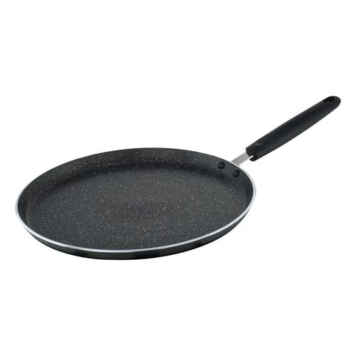 Prestige Omega Deluxe Granite Non-stick Round Base Omni Tawa (Black) 30 cm