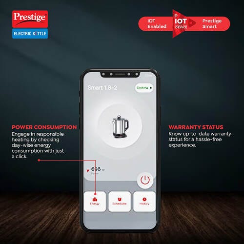 PRESTIGE ELECTRIC KETTLE SMART-1.7 ( 1.7L WITH CONCEALED ELEMENT)