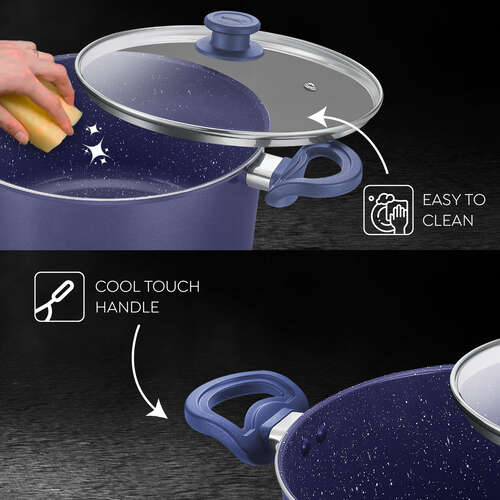 Prestige Ceraglide Ceramic Coating Non-Stick Aluminium Cookware Casserole