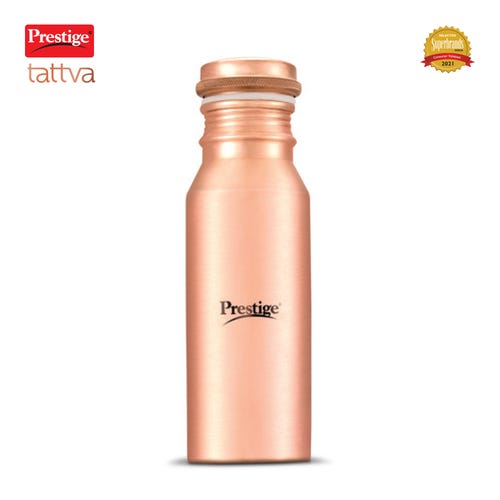 Prestige Tattva TCB 08 Copper Water Bottle, 0.350L