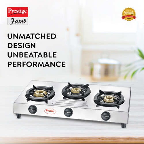 Prestige Fame Stainless Steel Gas Stove