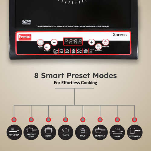 PRESTIGE INDUCTION COOKTOP – XPRESS 1200W | AUTOMATIC VOLTAGE REGULATOR