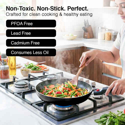 Prestige Festival Pack Induction Bottom Non-Stick Coated Cookware Set (Aluminium, 3 - Piece)