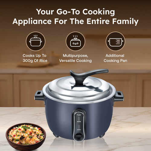 Prestige Delight Electric Rice Cooker (4.2 L Open Type, with Aluminium Cooking Pan - 2 Unit)