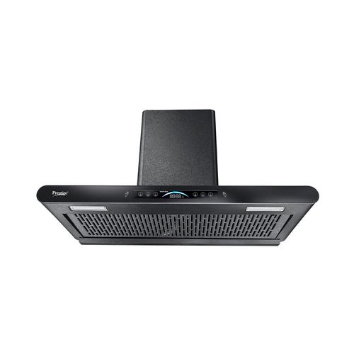 Prestige Premia 90 cm BLDC Chimney | 1400 m³/hr Torque Jet Suction | 10 Speed with Turbo Mode | Gesture & Touch Control with LED Display | Heat Auto Clean | Filterless | 2Y Warranty