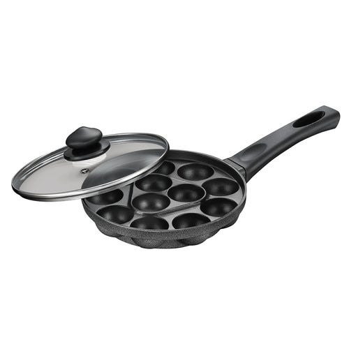 Prestige Omega Select Plus Paniyarakkal with Lid (Aluminium, Non-stick)