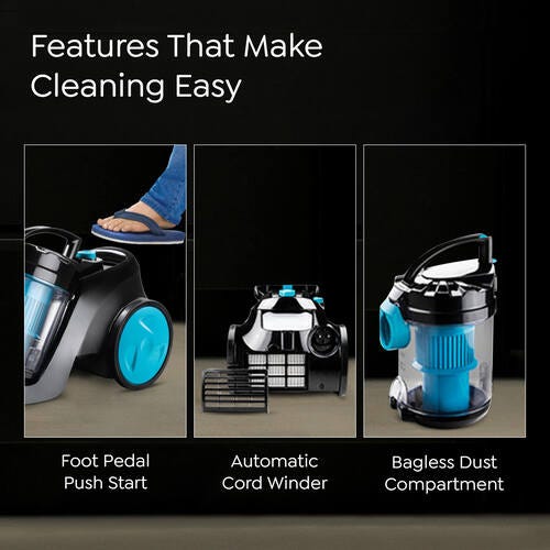 Prestige CleanHome Typhoon 11 Bagless Vacuum Cleaner, 1600 Watts