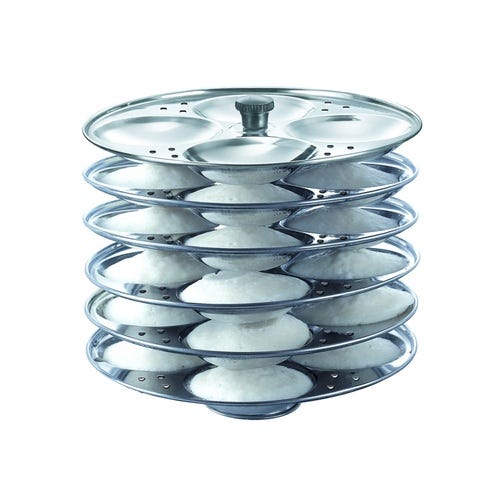 Prestige Idli Plates 6 x Dia 19.5 cm - 10 Ltr