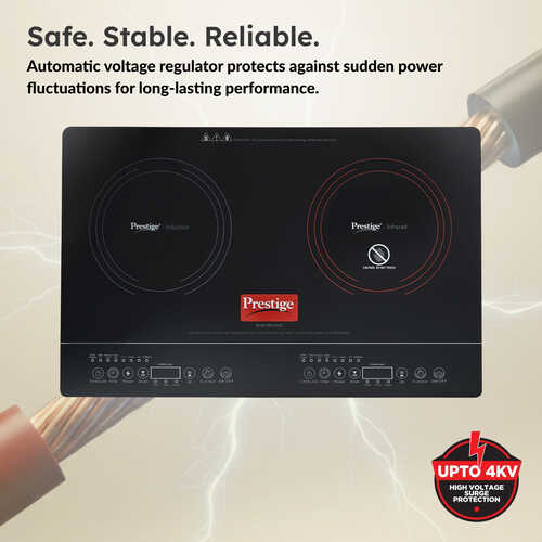 Prestige Electro Duo Infrared and Induction Combi Cooktop