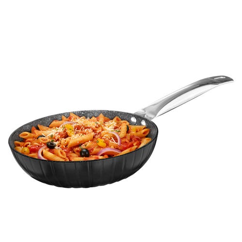 Prestige Durastone Hard Anodised 6 Layer Non-Stick Fry Pan, (Black)