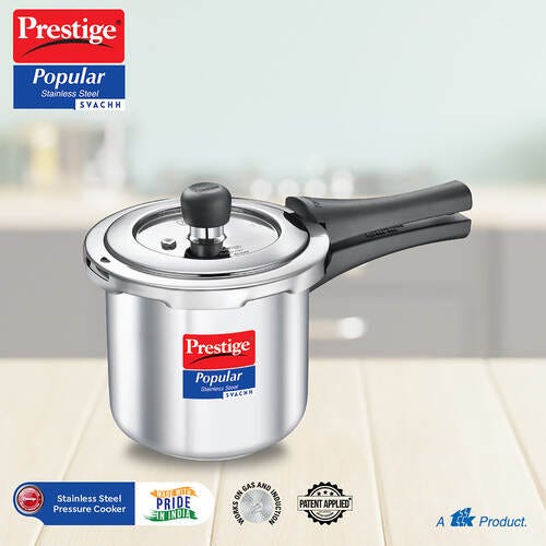 PRESTIGE POPULAR SVACHH STAINLESS STEEL PRESSURE COOKER 2.0 L