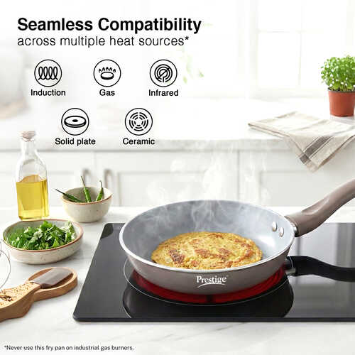 Prestige Ceraglide Duo Ceramic Coating Non Stick Aluminium Cookware Fry Pan Dia 18 cm (0.8 Litre)