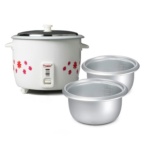 Prestige PRWO Electric Rice Cooker with Close Fit Lid 1.8 L