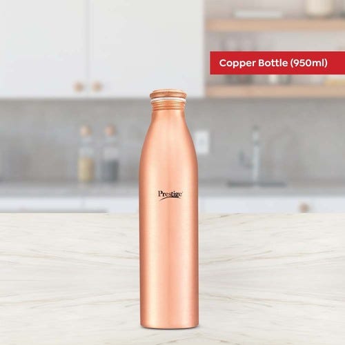 Prestige Tattva TCB 05 Copper Water Bottle, 0.95L