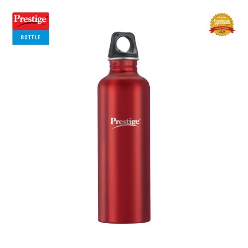 Prestige PSWBC 02 Stainless Steel Water Bottle, 750 ml (Red)