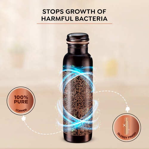 Prestige Rustic Copper Water Bottle - 950 ml