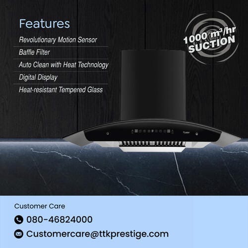 Prestige Split Kitchen Hood - Prestige Zen 900