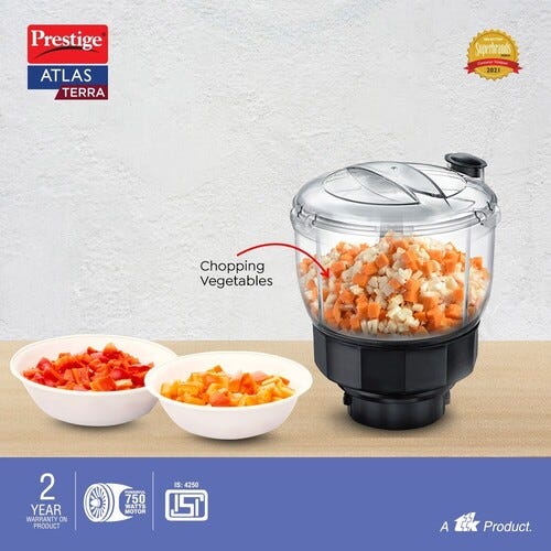 Prestige High Power 750 W Juicer Mixer Grinder