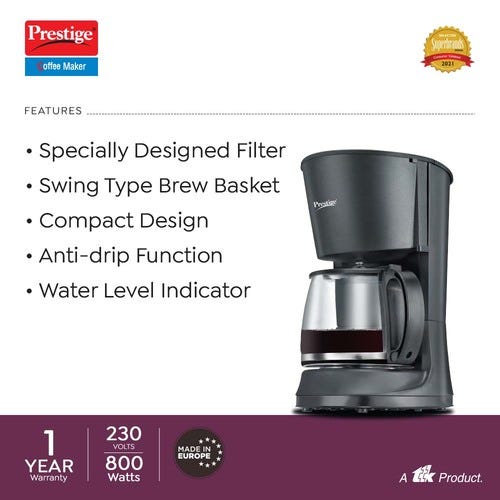 Prestige PCMD 5.0 Coffee Maker 800 W,1.2L