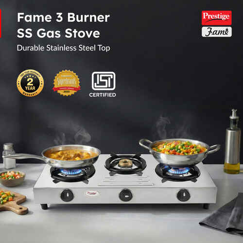 Prestige Fame Stainless Steel Gas Stove