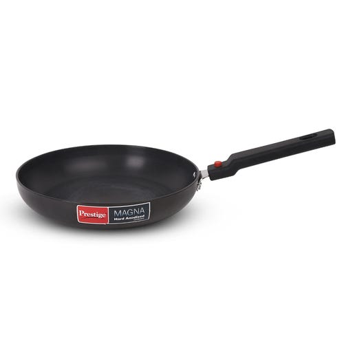 Prestige Magna Hard Anodised Cookware with Detachable Handle Fry Pan, 26cm, 2.1L (Black)