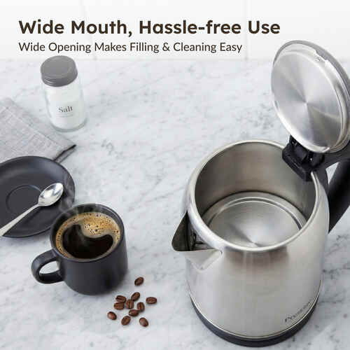 Prestige PKNSS Electric kettle, Silver, 1.0 L (1000 ML With Concealed Element)