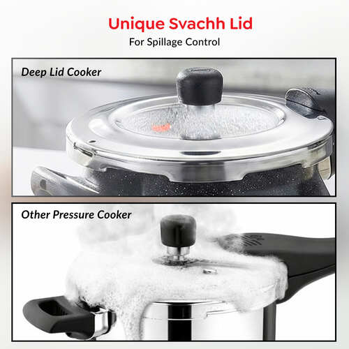 Prestige Deluxe Alpha Stainless Steel Pressure Cooker 3.0 L