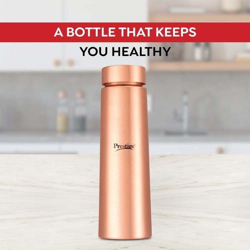 Prestige TattvaTCB 06 Copper Water Bottle, 0.95L