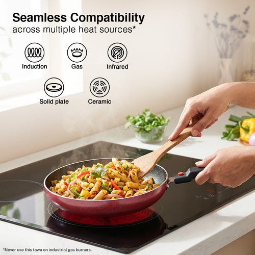 Prestige Omega Marble Aluminium Non-Stick Cookware - Fry Pan