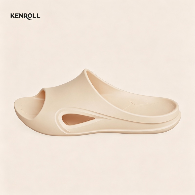 KENROLL F201 Patented Non Slip Thick Sole Breathable Slides for Indoor & Outdoor