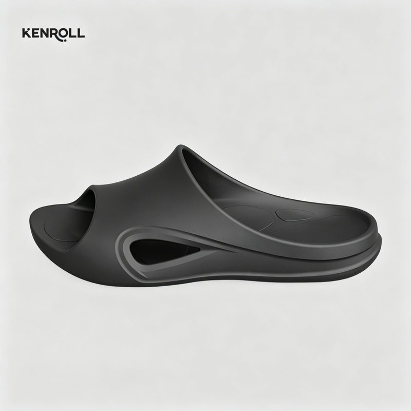 KENROLL F201 Patented Non Slip Thick Sole Breathable Slides for Indoor & Outdoor