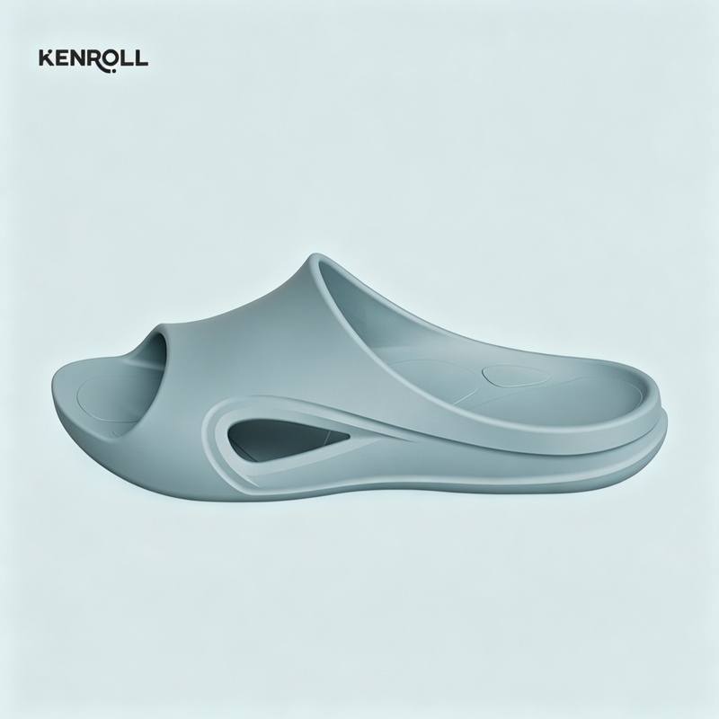 KENROLL F201 Patented Non Slip Thick Sole Breathable Slides for Indoor & Outdoor
