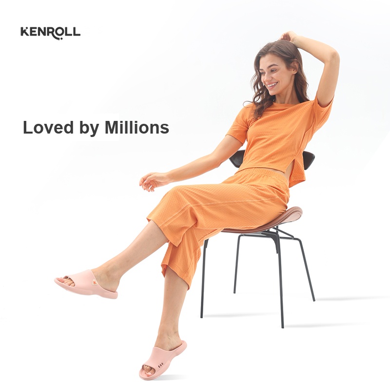 KENROLL K201 Non Slip Glow in dark Anti Bacterial Slippers (Elderly, Pregnant)