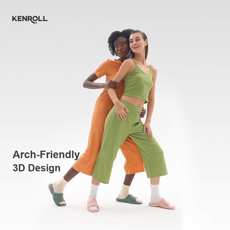 KENROLL K201 Non Slip Glow in dark Anti Bacterial Slippers (Elderly, Pregnant)