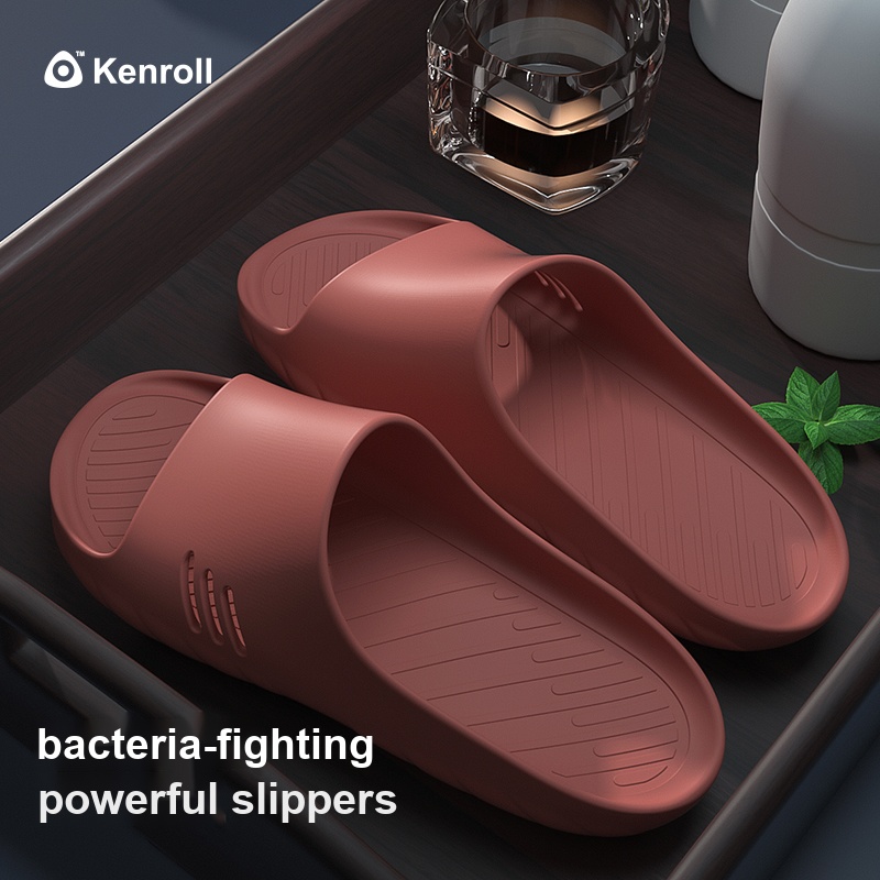 KENROLL K203 Non Slip Anti Bacterial Thick Sole Shark Slides