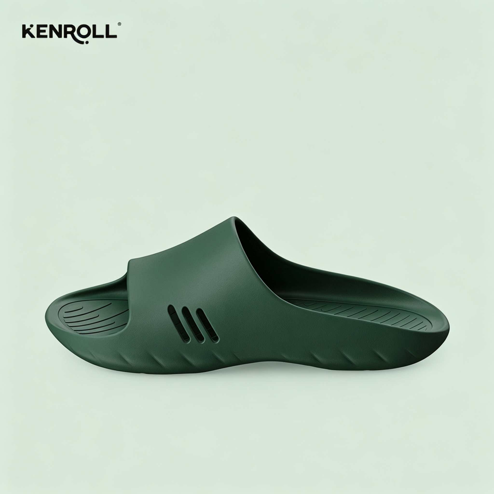 KENROLL K203 Non Slip Anti Bacterial Thick Sole Shark Slides