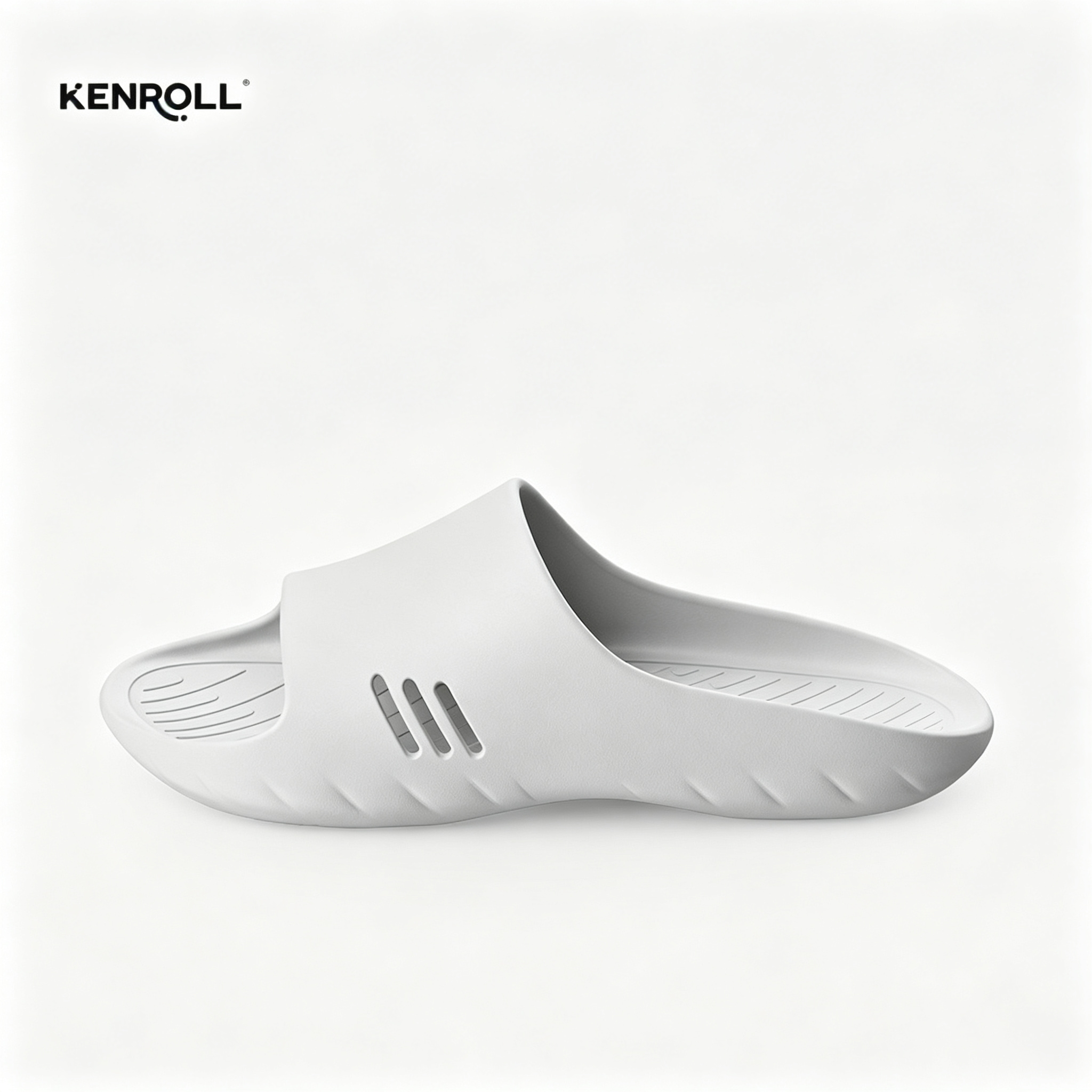 KENROLL K203 Non Slip Anti Bacterial Thick Sole Shark Slides