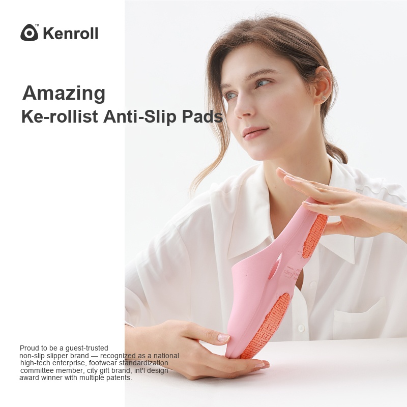 KENROLL K228 Non Slip Soft & Bouncy Thick Sole Slippers (Couples)