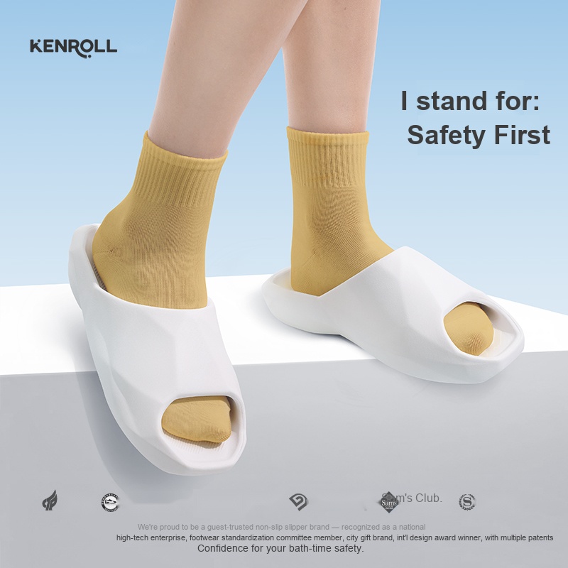 KENROLL K276 Prism Sport Slides Thick Sole Height Increasing (Couples)